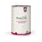 Вологий корм для собак Baskerville Sensitive Wild Mit Blaubeeren und Spirulina Оленина з чорницею і спіруліною