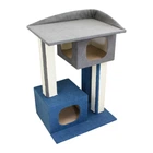 Дряпка Lucky Pet будинок "Каньйон", сіро-синій, 57х44х79 см