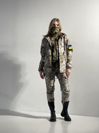 Зимовий костюм 'Terra Hot' світлий жіночий піксель + бафф хакі та рукавички L - зображення 3