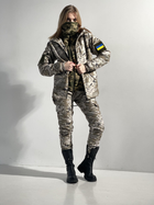 Зимний костюм 'Terra Hot' светлый пиксель женский + бафф хаки и перчатки L - изображение 9
