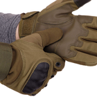 Перчатки тактические с закрытыми пальцами SP-Sport BC-8798 розмір: XL Колір: Оливковий - изображение 3