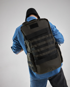 Рюкзак тактичний Kiborg на 36 літрів, дорожній тревел, колір хакі - зображення 5