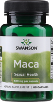 Ekstrakt z maki Swanson Maca 500 mg 60 kapsułek (0087614080116) - obraz 1