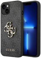 Панель Guess 4G Big Metal Logo для Apple iPhone 13 Gray (3666339024802) - зображення 1