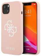 Панель Guess Silicone 4G Logo для Apple iPhone 13 mini Pink (3666339024314) - зображення 1