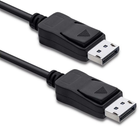 Kabel Qoltec DisplayPort v1.3 - DisplayPort v1.3 8K 2 m czarny (5901878504674) - obraz 1