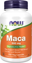 Натуральна добавка Now Foods Maca Перуанська 500 мг Гелеві капсули