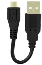 Adapter Qoltec USB Type A męski - micro USB Type B męski 0.1 m (5901878505206) - obraz 2