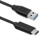 Kabel Qoltec USB 3.0 Type A męski - USB 3.1 Typ-C męski 1.5 m (5901878504926) - obraz 1