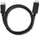 Kabel Qoltec 5K DisplayPort v1.2 męski - HDMI męski 1 m (5901878504353) - obraz 3