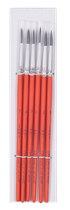 Пензлик білка №5 ZB.6930SQR-5 KIDS круглий ZiBi (6/60шт)