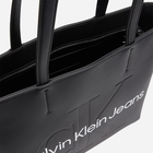 Сумка шопер жіноча Calvin Klein K60K610276 Чорна (8719856819712) - зображення 5