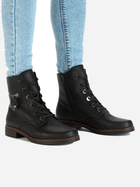 Жіночі черевики високі Rieker 75142-01 38 24.8 см Чорні (4061811022168) - зображення 10