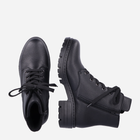 Жіночі черевики високі Rieker 76840-00 39 25.5 см Чорні (4060596874474) - зображення 6