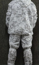 Камуфляжный костюм военный маскхалат Multicam Alpine зима мультикам (кавер на шлем и тактическая лента в подарок) - изображение 9