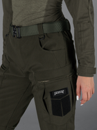 Тактичні штани жіночі утеплені BEZET Ешелон 6368 XXL Хакі (ROZ6501048839) - зображення 6