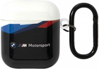 Чохол CG Mobile BMW для AirPods 1 / 2 Black Transparent Lid (3666339089658) - зображення 1