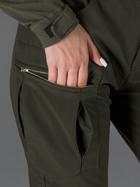Тактичні штани жіночі утеплені BEZET Ешелон 6368 3XL Хакі (ROZ6501048840) - зображення 8