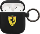 Etui CG Mobile Ferrari Silicone do AirPods 1 / 2 Czarny (3700740463826)