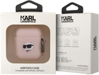 Чохол CG Mobile Karl Lagerfeld Silicone Choupette Head 3D для AirPods 1 / 2 Pink (3666339087951) - зображення 3