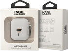 Чохол CG Mobile Karl Lagerfeld Silicone Karl Head 3D для AirPods 1 / 2 White (3666339087838) - зображення 3