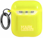 Чохол CG Mobile Karl Lagerfeld Choupette для AirPods Yellow (3666339009229) - зображення 2