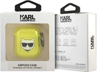 Etui CG Mobile Karl Lagerfeld Choupette do AirPods Żółty (3666339009229) - obraz 3