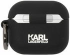 Чохол CG Mobile Karl Lagerfeld Silicone Choupette Head 3D для AirPods 3 Black (3666339087913) - зображення 2