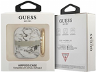 Etui CG Mobile Guess Marble Strap Collection GUA2HCHMAG do AirPods 1 / 2 Szary (3666339047160) - obraz 3