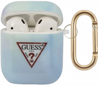 Etui CG Mobile Guess Tie Dye Collection GUACA2TPUMCGC02 do AirPods 1 / 2 Niebieski (3700740485552) - obraz 1