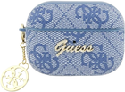 Etui CG Mobile Guess 4G Charm Collection GUAP2G4GSMB do AirPods Pro 2 Niebieski (3666339111021) - obraz 1