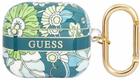 Etui CG Mobile Guess Flower Strap Collection GUA3HHFLN do AirPods 3 Zielony (3666339047313) - obraz 1