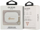 Etui CG Mobile Guess Silicone Charm Heart Collection GUAPLSCHSH do AirPods Pro Biały (3666339039134) - obraz 3