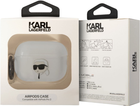 Чохол CG Mobile Karl Lagerfeld Ikonik CG Mobile Karl Lagerfeld KLAP2HNIKTCT для Apple AirPods Pro 2 White (3666339099299) - зображення 4