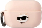 Etui CG Mobile Karl Lagerfeld Silicone Choupette Head 3D KLAP2RUNCHP do Apple AirPods Pro 2 Różowy (3666339099282) - obraz 1