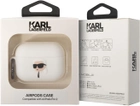 Etui CG Mobile Karl Lagerfeld Silicone Karl Head 3D KLAP2RUNIKH do Apple AirPods Pro 2 Biały (3666339099244) - obraz 4
