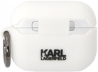 Etui CG Mobile Karl Lagerfeld Silicone Choupette Head 3D KLAPRUNCHH do AirPods Pro Biały (3666339087937) - obraz 2