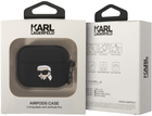 Чохол CG Mobile Karl Lagerfeld Silicone Karl Head 3D KLAPRUNIKK для AirPods Pro Black (3666339087814) - зображення 3