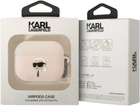 Etui CG Mobile Karl Lagerfeld Silicone Karl Head 3D KLAPRUNIKP do AirPods Pro Różowy (3666339087876) - obraz 3
