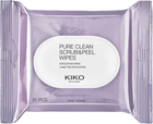 Вологі серветки Kiko Milano Pure Clean Scrub&Peel Wipes 20 шт (8025272618984)