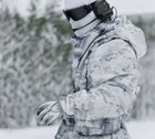 Камуфляжний костюм військовий маскхалат Multicam Alpine зима мультикам (кавер на шолом в подарунок) - зображення 3