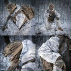 Камуфляжний костюм військовий маскхалат Multicam Alpine зима мультикам (кавер на шолом в подарунок) - зображення 7