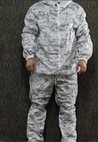 Камуфляжний костюм військовий маскхалат Multicam Alpine зима мультикам (кавер на шолом в подарунок) - зображення 8