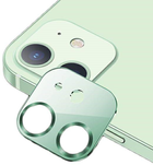 Комплект захисних стекол USAMS Camera Lens Glass для камери iPhone 12 mini metal зелений (6958444940243) - зображення 1