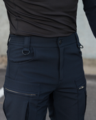 Тактические штаны утепленные мужские BEZET Эшелон 9217 L Синие (2000093215600) - изображение 4