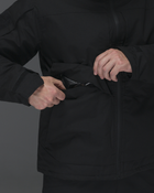 Тактична куртка чоловіча BEZET Штурм 9771 XL Чорна (2000140466368) - зображення 14