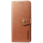 Чохол-книжка GETMAN Gallant (PU) шкіряний на Xiaomi Redmi 13C / Poco C65 Коричневий