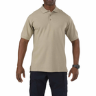 Футболка Поло тактична з коротким рукавом 5.11 Tactical Professional Polo - Short Sleeve Silver Tan XS (41060-160)