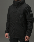 Тактична куртка чоловіча BEZET Techwear 1058 XXL Чорна (2000377854716) - зображення 8