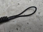 Кобура для ПМ Макарова поясная + шнур страховочный тренчик с чехлом подсумком под магазин Oxford чёрная - изображение 5